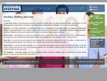 Tablet Screenshot of ancillary.dependablestaffing.com